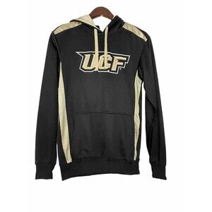 UCF Knights Mens Small Pullover Hoodie Black Embroidered Casual